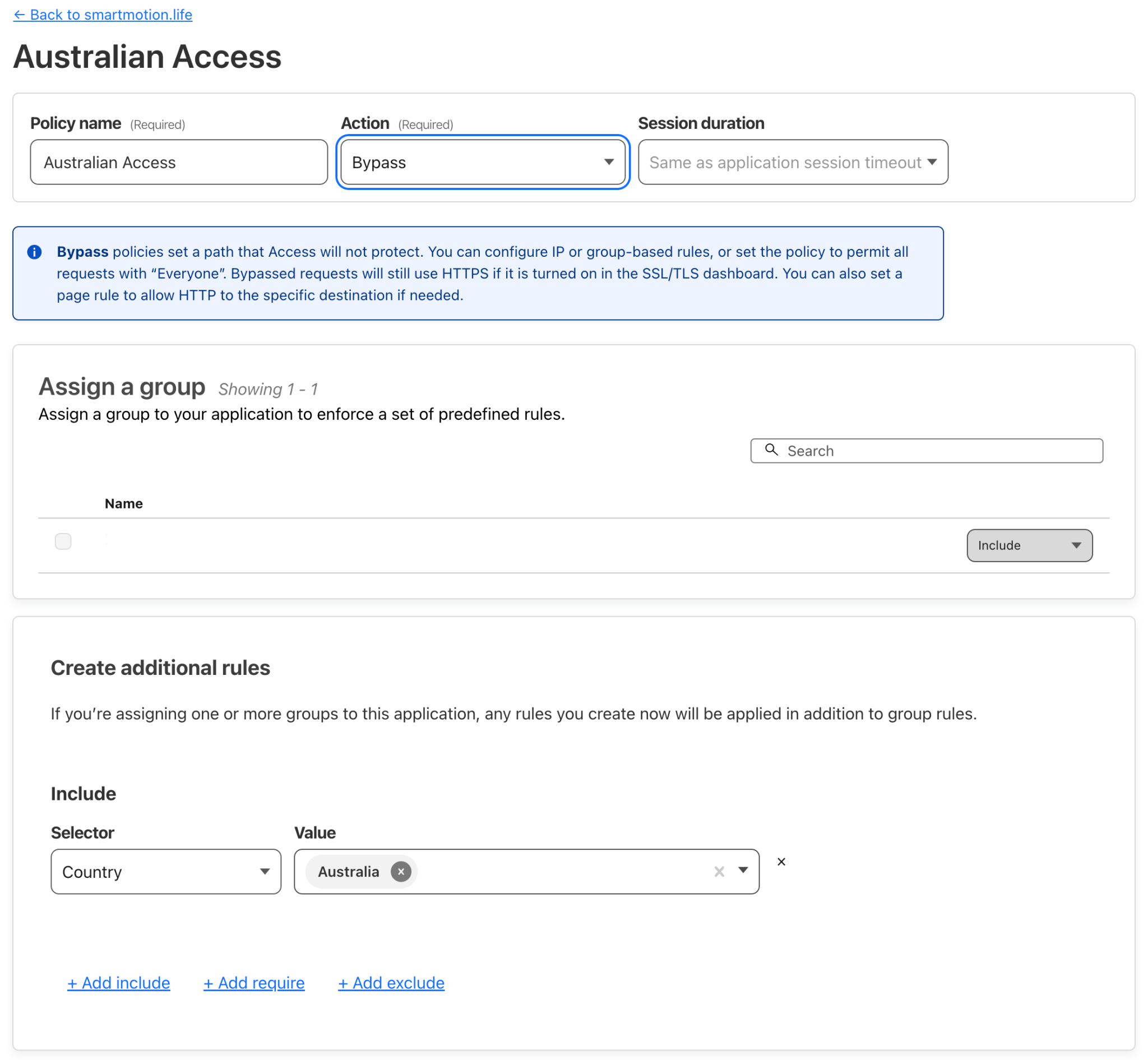 Home Assistant with Cloudflare Zero Trust - Smart Motion